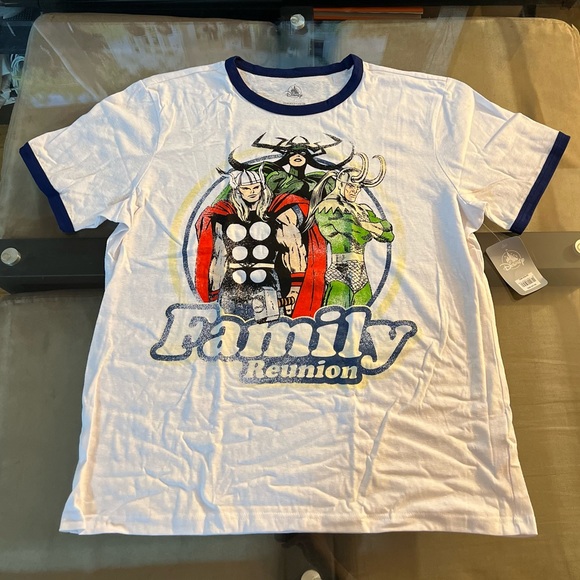 Marvel Disney Lot of 5 Tees NWTS Thor, Deadpool, Thanos, Stitch L - Picture 2 of 16